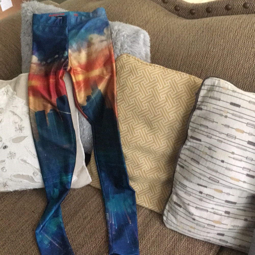 BlackMilk leggings pretty lights women’s xs EUC